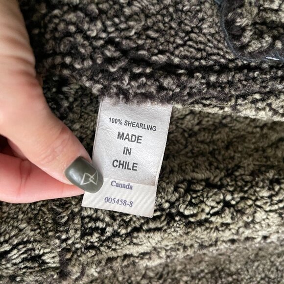 Joseph & Lyman Luxurious Black Shearling Sheepskin Fur Jacket Coat Size 42 Chile - Picture 5 of 10